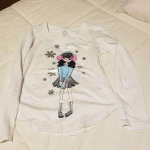 Girls logg sleeve tee